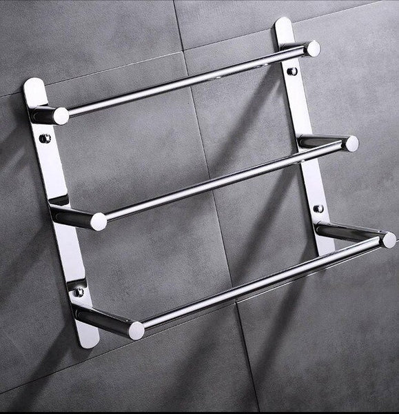 Modern Polished Chrome Towel Bars Bathroom
