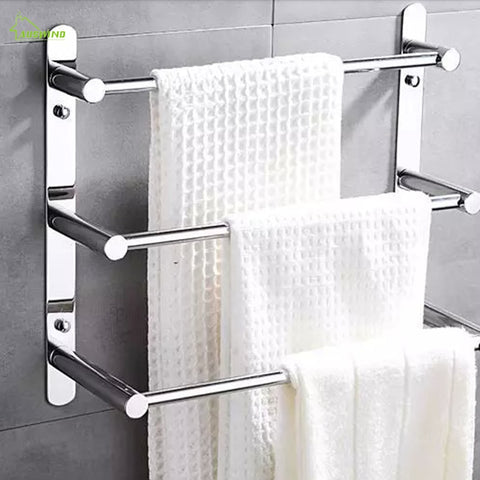 Modern Polished Chrome Towel Bars Bathroom