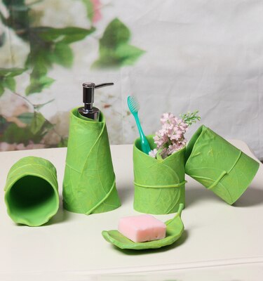 European Mediterranean resin bathroom set