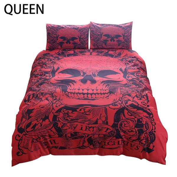 Skull Duvet Cover bedd