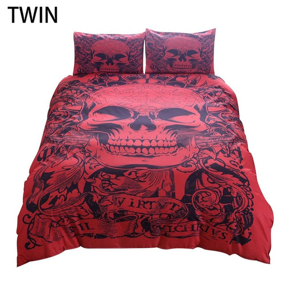 Skull Duvet Cover bedd