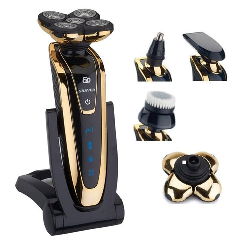 5 blade Shaver set rechargeable cleaning