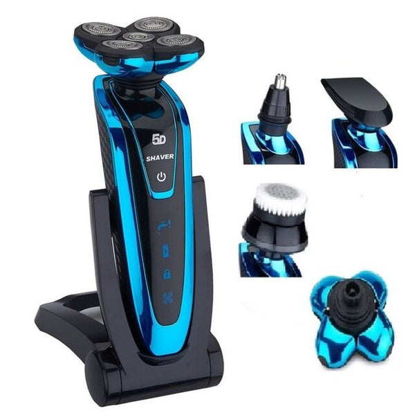 5 blade Shaver set rechargeable cleaning