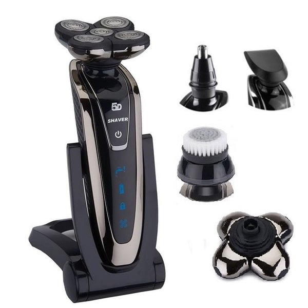 5 blade Shaver set rechargeable cleaning