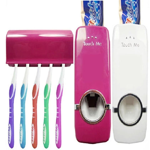 Automatic Toothpaste Dispenser Toothbrush Holder Sets