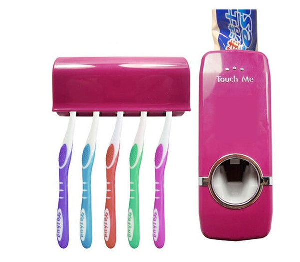 Automatic Toothpaste Dispenser Toothbrush Holder Sets