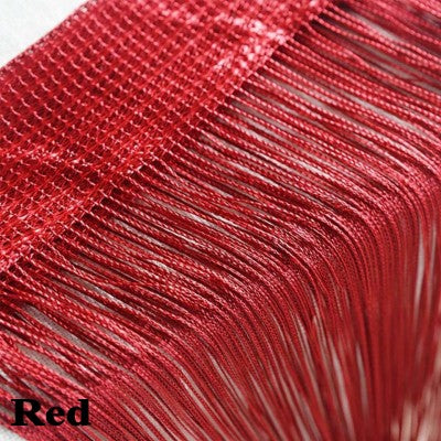 300x260cm Solid color Curtains Stripe White