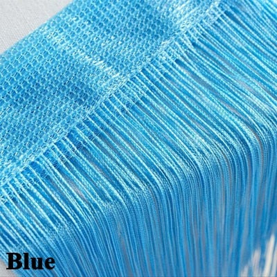 300x260cm Solid color Curtains Stripe White