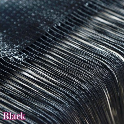 300x260cm Solid color Curtains Stripe White