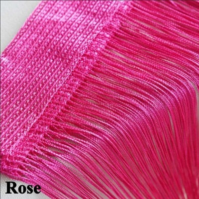 300x260cm Solid color Curtains Stripe White