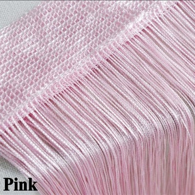 300x260cm Solid color Curtains Stripe White