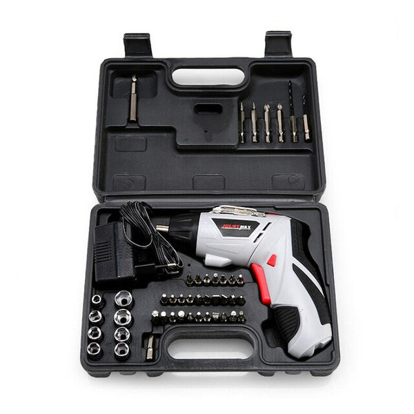 EU Plug 220V 45Pcs/Set Metal+Plastic Electric Screwdriver Drill