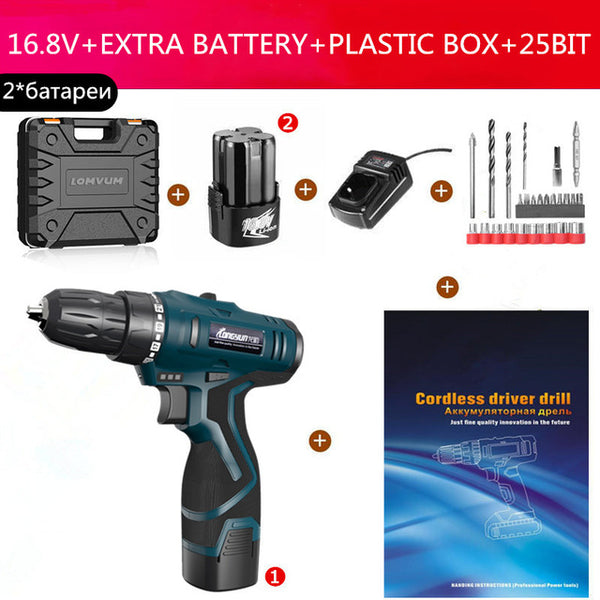 LONGYUN 16.8V Lithium Battery Electric Screwdriver
