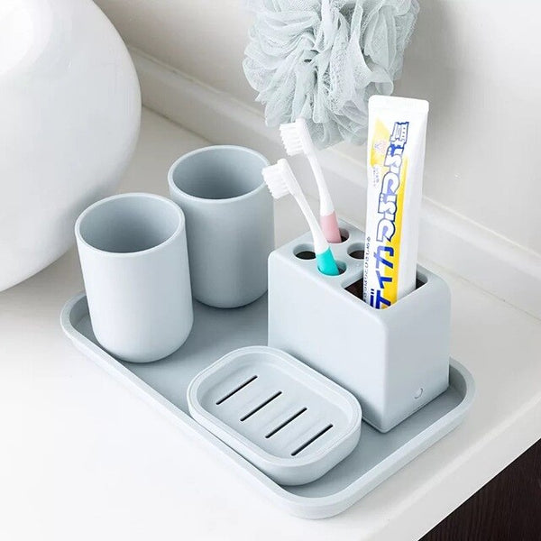 Bathroom set/Tumblers/Portable Soap Dishes/Portable Soap Dispensers/Toothbrush
