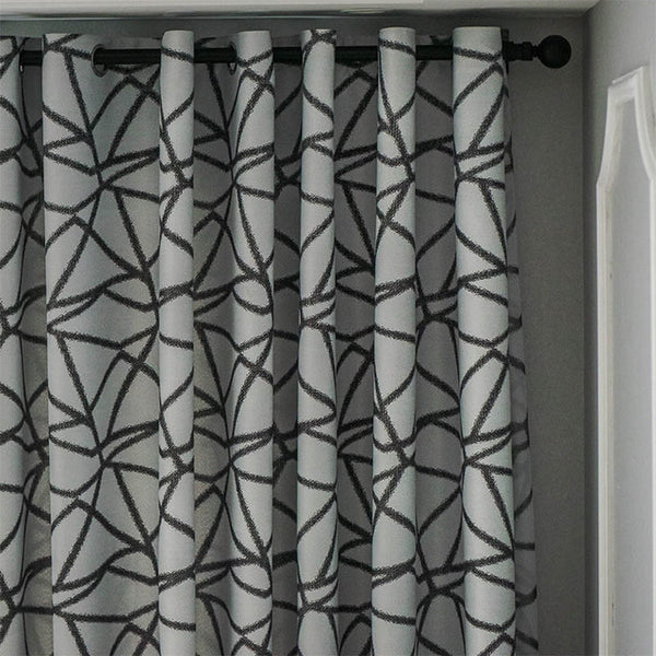 Window Treatment Black Curtains For Living Room Decorative