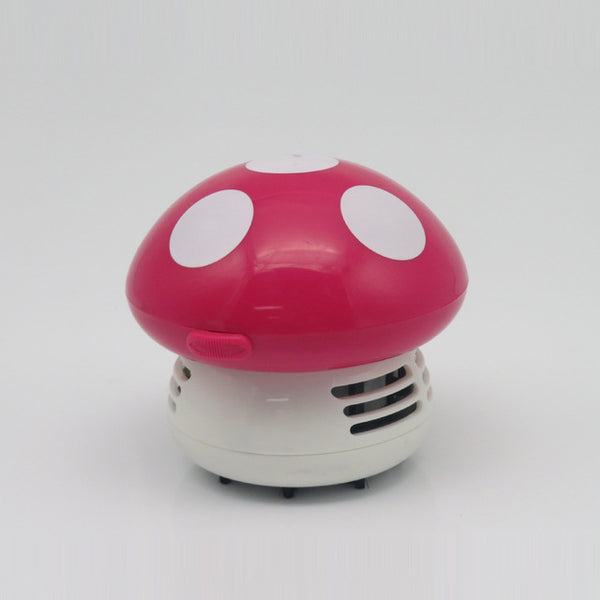 Cute Mini Mushroom Corner Desk Table Dust Vacuum Cleaner Sweeper D IUS New