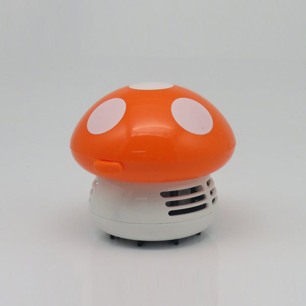 Cute Mini Mushroom Corner Desk Table Dust Vacuum Cleaner Sweeper D IUS New