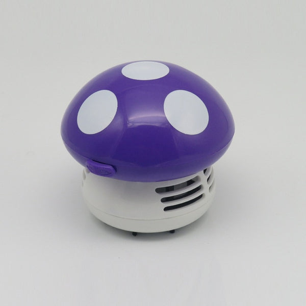 Cute Mini Mushroom Corner Desk Table Dust Vacuum Cleaner Sweeper D IUS New