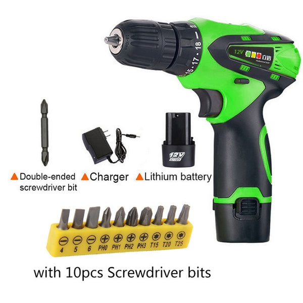 Urijk 1Pcs 12V Electric drill