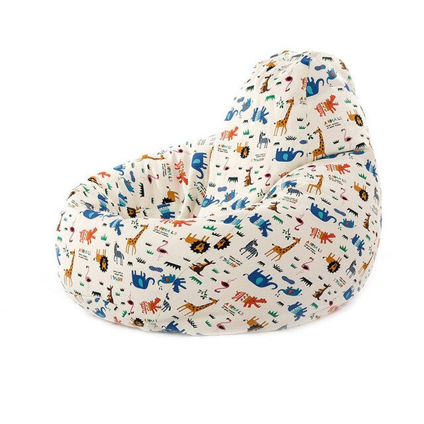 1pc Cute Animal Bean Bag Lounger Sofa Cover Chair Outdoor