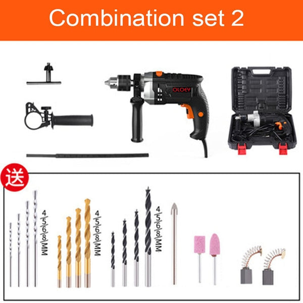 Electric drill home impact drill 220v multi-function