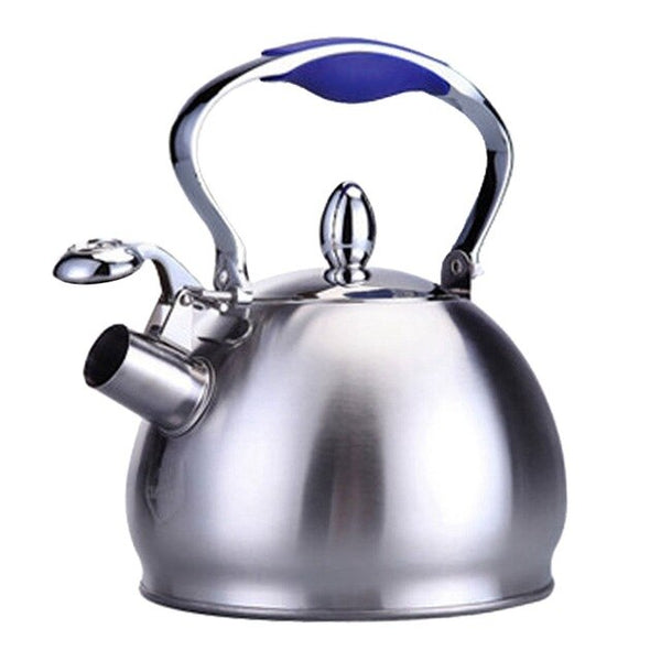 2.5L Stainless Steel Whistling Teapot Kettle Set