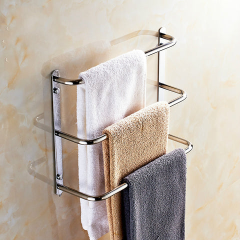 Modern Sus 304 Stainless Steel Towel Rack 3 Layers