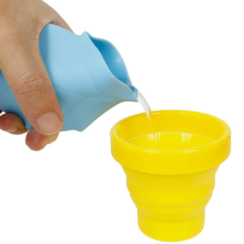 1Pcs Silicone Leaf Shape Water Cup